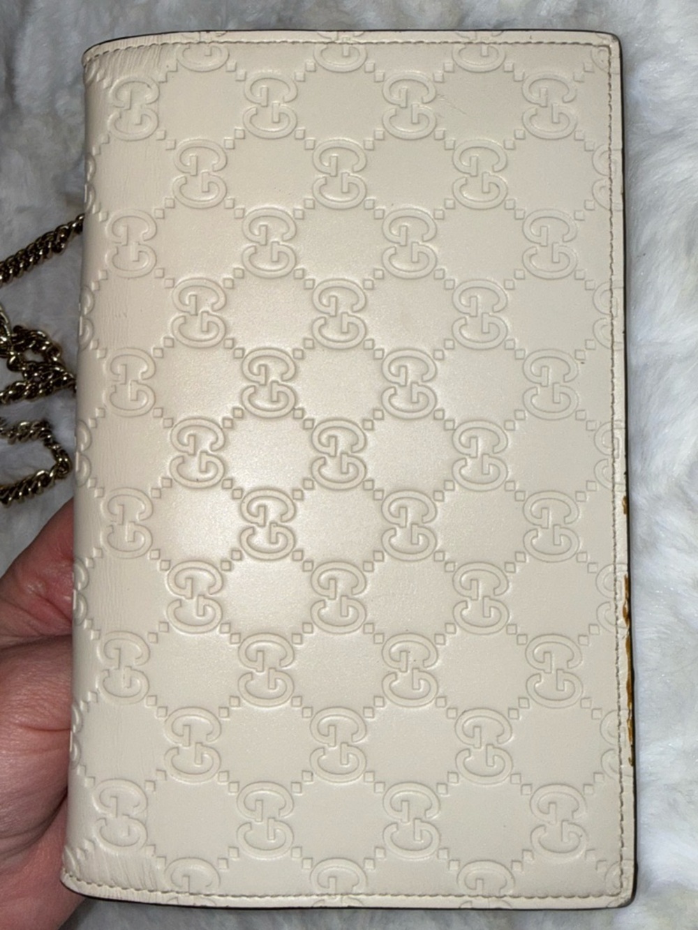 Gucci Guccissima Leather Wallet on a Chain - Picture 4 of 16